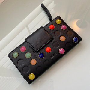Fossil | Emma Leather Gemstone RFID Tab Clutch